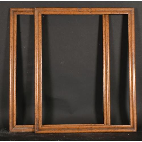 443 - 19th Century English School. A Pair of Maple Frames, 30” x 24” (76.2 x 61cm) (2)