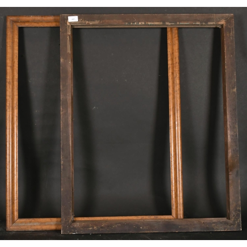 443 - 19th Century English School. A Pair of Maple Frames, 30” x 24” (76.2 x 61cm) (2)