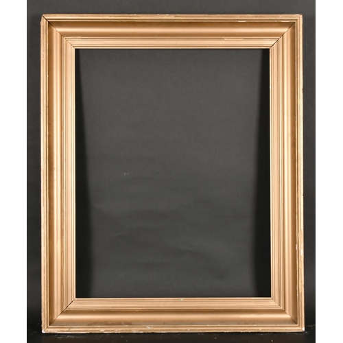 445 - 20th Century European School. A Gilt Composition Hollow Frame, rebate 30” x 23.5” (76.2 x 59.7cm)