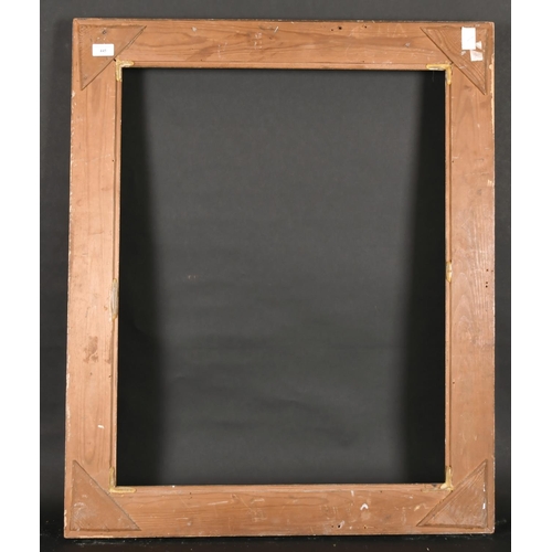 445 - 20th Century European School. A Gilt Composition Hollow Frame, rebate 30” x 23.5” (76.2 x 59.7cm)