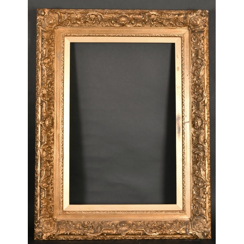 446 - 19th Century English School. An Ornate Gilt Composition Frame, rebate 30” x 20” (76.2 x 50.8cm)