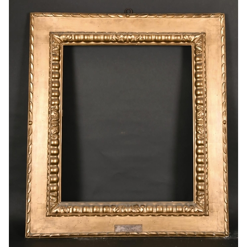 456 - 18th Century Italian School. A Carved Giltwood Frame, rebate 29” x 24” (73.7 x 61cm)