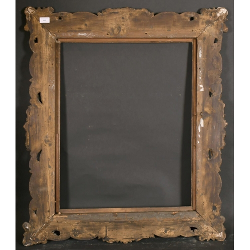 469 - Early 19th Century Italian School. A Carved Giltwood Florentine Frame, rebate 26.5” x 21.5” (67.3 x ... 