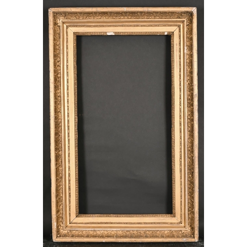 471 - 19th Century French School. A Gilt Composition Frame, rebate 26.5” x 14” (67.3 x 35.5cm)