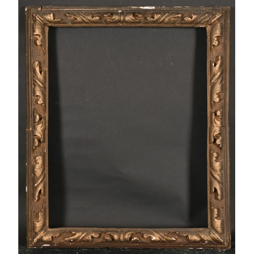 472 - 18th Century English School. A Carved Giltwood Frame, rebate 26” x 20.5” (66 x 52cm)