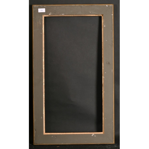 475 - 20th Century English School. A Gilt Composition Frame, rebate 26” x 13” (66 x 33cm)