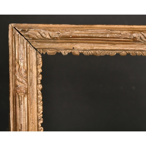 481 - 18th Century Italian School. A Carved Giltwood Frame, rebate 24.75” x 21” (62.8 x 53.3cm)