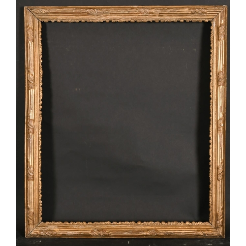 481 - 18th Century Italian School. A Carved Giltwood Frame, rebate 24.75” x 21” (62.8 x 53.3cm)