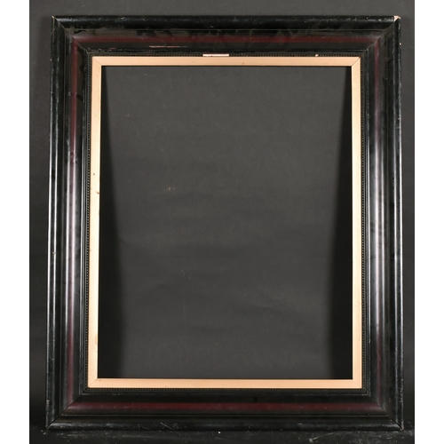 483 - 20th Century English School. A Black and Red Composite Frame, with a gilt slip, rebate 24.5” x 20” (... 