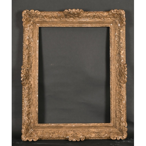 485 - 18th Century French School. A Carved Giltwood Louis Frame, rebate 24.5” x 18” (62.2 x 48.2cm)