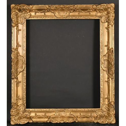 486 - 19th Century English School. A Gilt Composition Frame, with swept centres and corners, rebate 24” x ... 