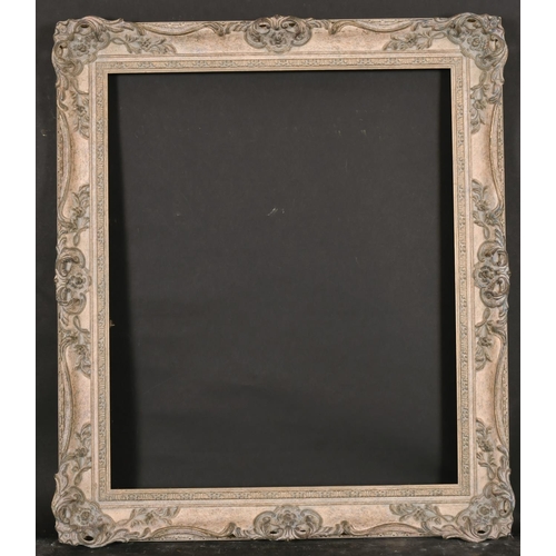 487 - 20th Century English School. A Painted Composition Frame, with Swept and Pierced Centres and Corners... 