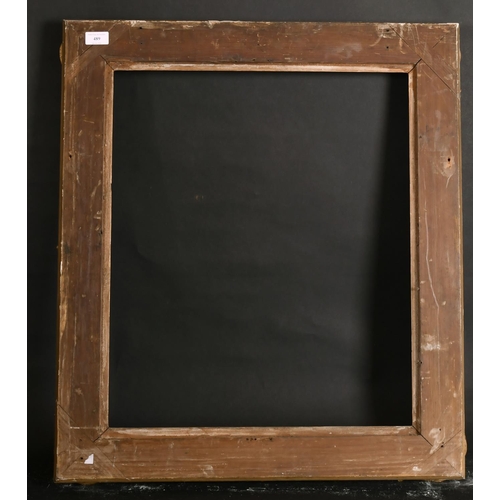 489 - 19th Century English School. A Gilt Composition Frame, with swept centres and corners, rebate 24” x ... 