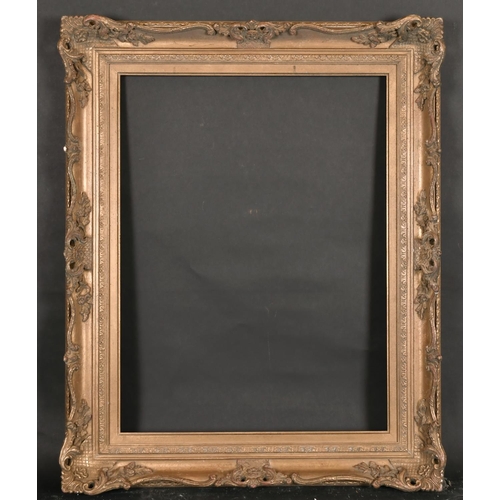 492 - 20th Century English School. A Gilt Composition Frame, with swept and pierced centres and corners, r... 