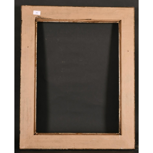 495 - 19th Century English School. A Gilt Composition Frame, with swept corner, rebate 24” x 18” (61 x 45.... 