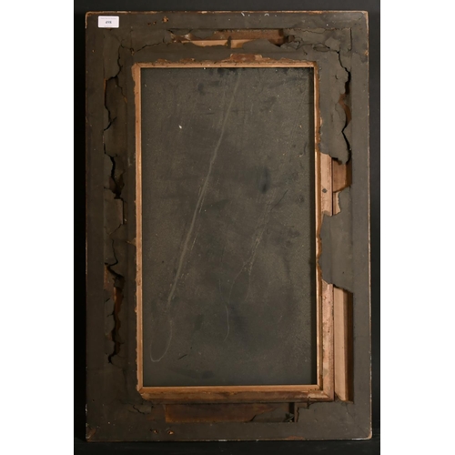 498 - 19th Century English School. A Gilt Composition Frame, with inset glass, rebate 24” x 13.5” (61 x 34... 