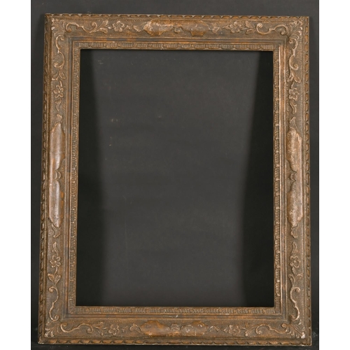 503 - 19th Century Italian School. A Carved Giltwood Frame, rebate 22” x 16.5” (55.8 x 42cm)