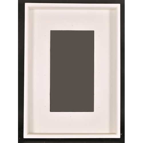 504 - 20th Century English School. A White Box Frame, with inset glass, rebate 22” x 12” (55.8 x 30.5cm)