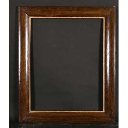 505 - 19th Century English School. A Darkwood Cushioned Frame, with a gilt slip, rebate 21.75” x 17.25” (5... 