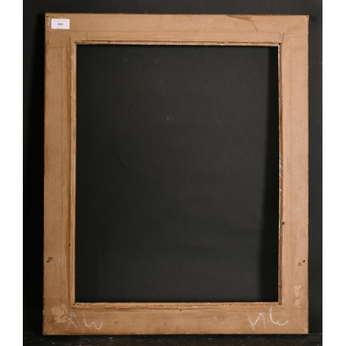 505 - 19th Century English School. A Darkwood Cushioned Frame, with a gilt slip, rebate 21.75” x 17.25” (5... 