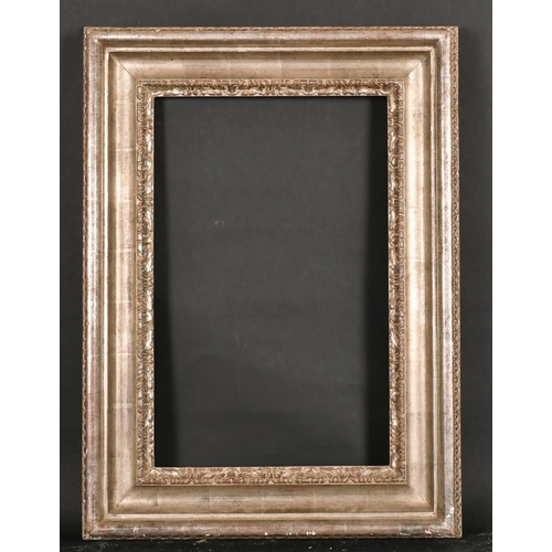 507 - 20th Century English School. A Silvered Composition Frame, rebate 21.75” x 14” (55.2 x 35.5cm)