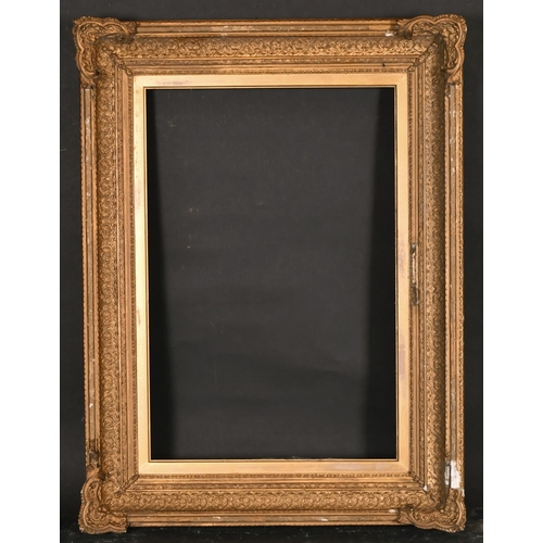 510 - 19th Century English School. A Gilt Composition Frame, with swept corners, rebate 21.5” x 14.5” (54.... 