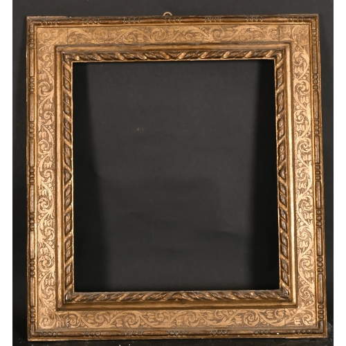 512 - 20th Century Italian School. A 17th Century Style Italian Plate Frame, rebate 21” x 18.5” (53.3 x 47... 