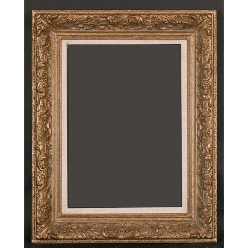 514 - 19th Century English School. A Painted Composition Frame, with a fabric slip and inset glass, rebate... 