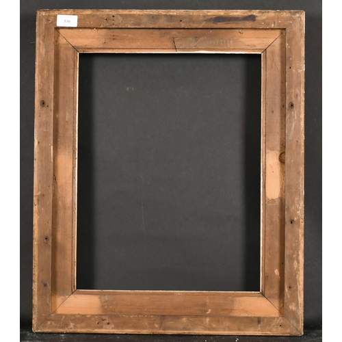 530 - 19th Century English School. A Gilt Composition Frame, rebate 18” x 14” (45.7 x 35.5cm)