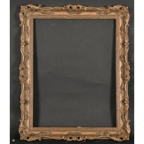 531 - 20th Century English School. A Gilt Composition Frame, with swept and pierced centres and corners, r... 