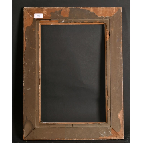 533 - 19th Century English School. A Gilt Composition Frame, rebate 18” x 12” (45.7 x 30.5cm)