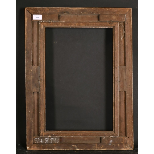 534 - 19th Century English School. A Gilt Composition Frame, rebate 17.75” x 11.75” (45.1 x 30.5cm)