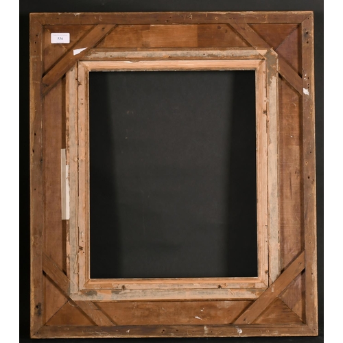 536 - 19th Century English School. A Gilt Composition Frame, rebate 17.25” x 14” (44.8 x 35.5cm)