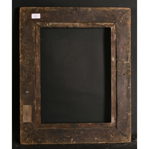 537 - 19th Century English School. A Gilt Composition Frame, rebate 17.25” x 13” (43.8 x 33cm)