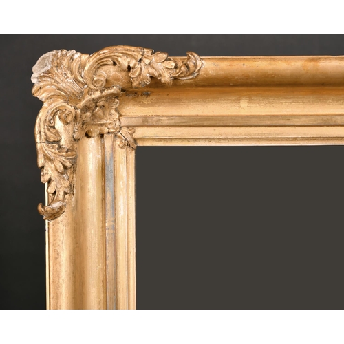 538 - 19th Century English School. A Gilt Composition Frame, with swept corners, rebate 17.25” x 12.25” (4... 