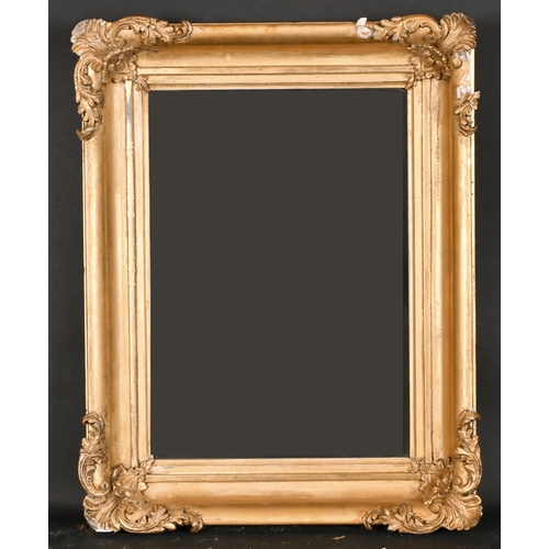 538 - 19th Century English School. A Gilt Composition Frame, with swept corners, rebate 17.25” x 12.25” (4... 