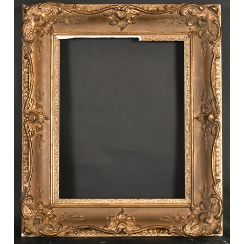 540 - 19th Century English School. A Gilt Composition Frame, with swept centres and corners, rebate 17” x ... 