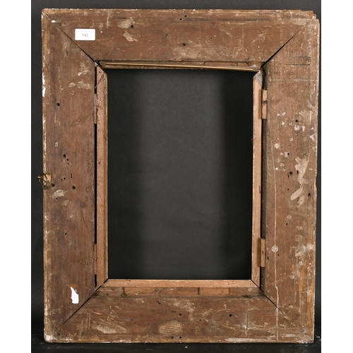 542 - Late 18th Century English School. A Gilt Composition Frame, with swept and pierced centres and corne... 