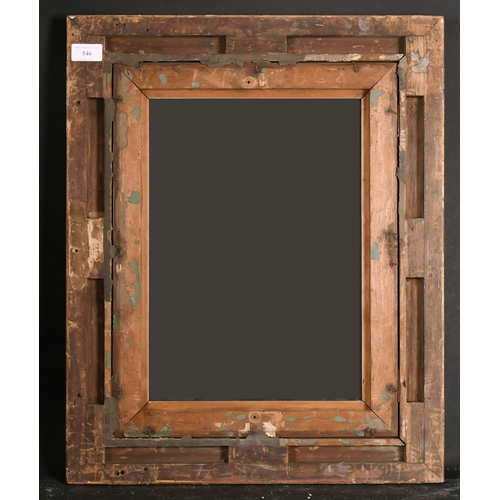 546 - 19th Century English School. A Gilt Composition Frame, with inset glass, rebate 15.5” x 11” (39.4 x ... 