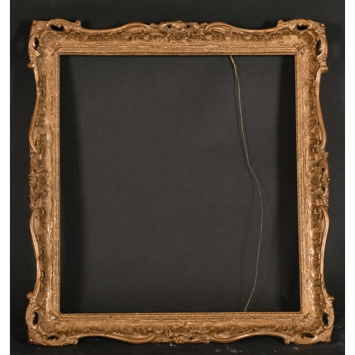 547 - 20th Century English School. A Gilt Composition Frame, with swept and pierced centres and corners, r... 