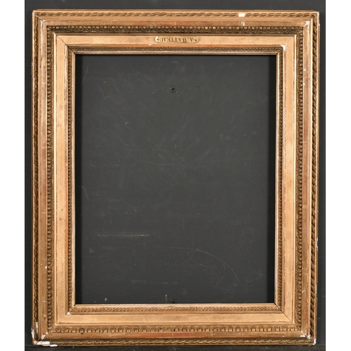 558 - 19th Century French School. A Gilt Composition Frame, rebate 13” x 10.5” (33 x 26.7cm)