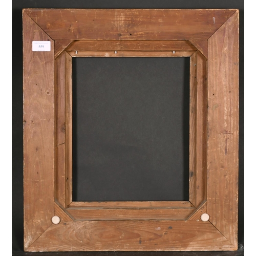 559 - 19th Century German School. A Gilt Composition Frame, rebate 13” x 10.5” (33 x 26.7cm)