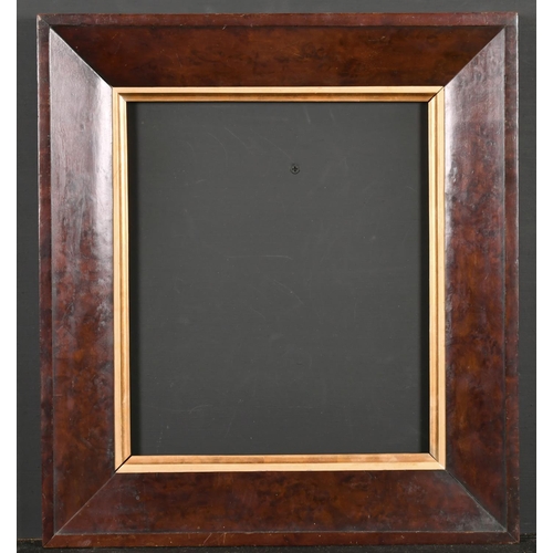 560 - 19th Century English School. A Darkwood Frame with gilt slip, rebate 12.75” x 11” (32.4 x 28cm)