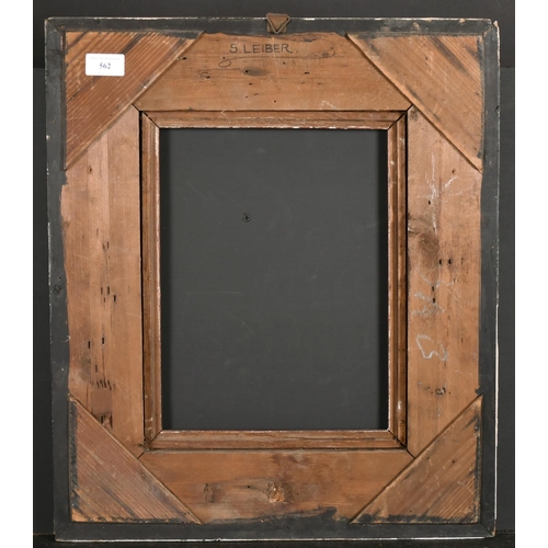 562 - 20th Century Dutch School. A Black and Brown Painted Frame, rebate 12.5” x 9.5” (31.8 x 24.2cm)