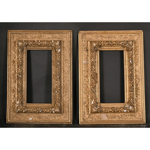 565 - 19th Century European School. A Pair of Gilt Composition Frames, rebate 12” x 6” (30.5 x 15.2cm)