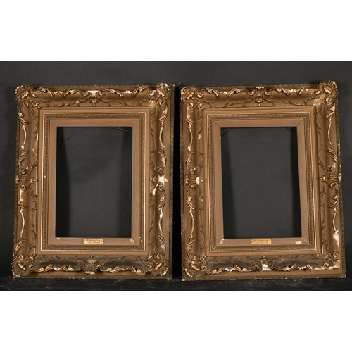 567 - 19th Century American School. A Pair of Composition Frames, rebate 11.5” x 8” (29.2 x 20.2cm) (2)