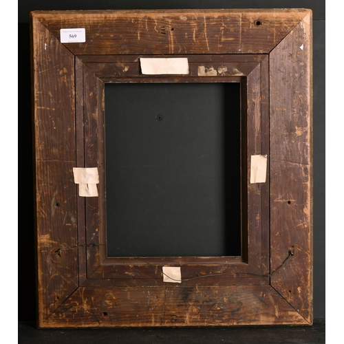 569 - 19th Century English School. A Gilt Composition Frame, rebate 11.25” x 9” (28.6 x 22.8cm)