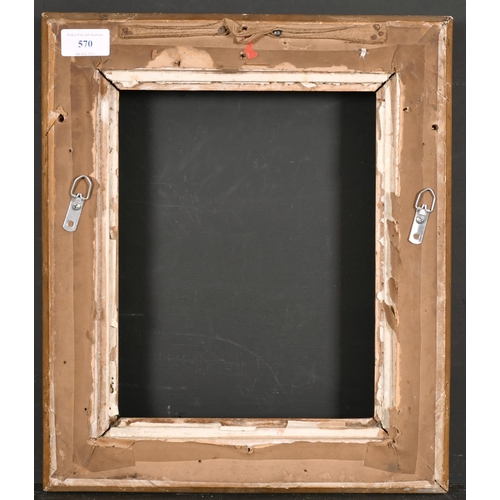 570 - 19th Century French School. An Empire Style Frame, rebate 11” x 8.5” (27.9 x 21.6cm)