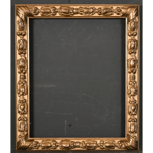 572 - 19th Century French School. A Gilt Composition Frame, rebate 10.75” x 8.75” (27.3 x 22.3cm)