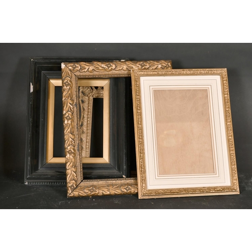 579 - 20th Century English School. A Gilt Composition Frame, rebate 10” x 8” (25.4 x 20.2cm) and three oth... 